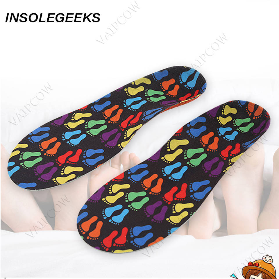 EVA 3D Orthotic Insoles flat feet for kids and Children Arch Support insole for OX-Legs child orthopedic shoes Foot Care Insert